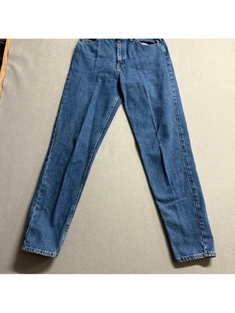Vintage Riders by Lee Jeans Womens 10L High Rise Tapered Mom Blue Denim USA Made